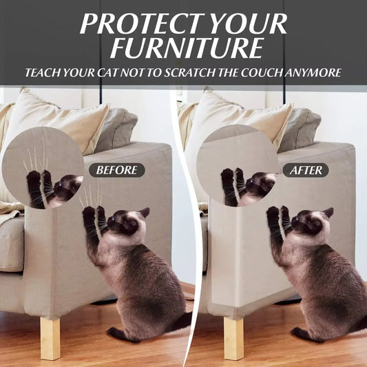 Ultimate Cat Scratch Furniture Protector - Keep Your Couch Safe with our Anti-Scratch Guard Tape