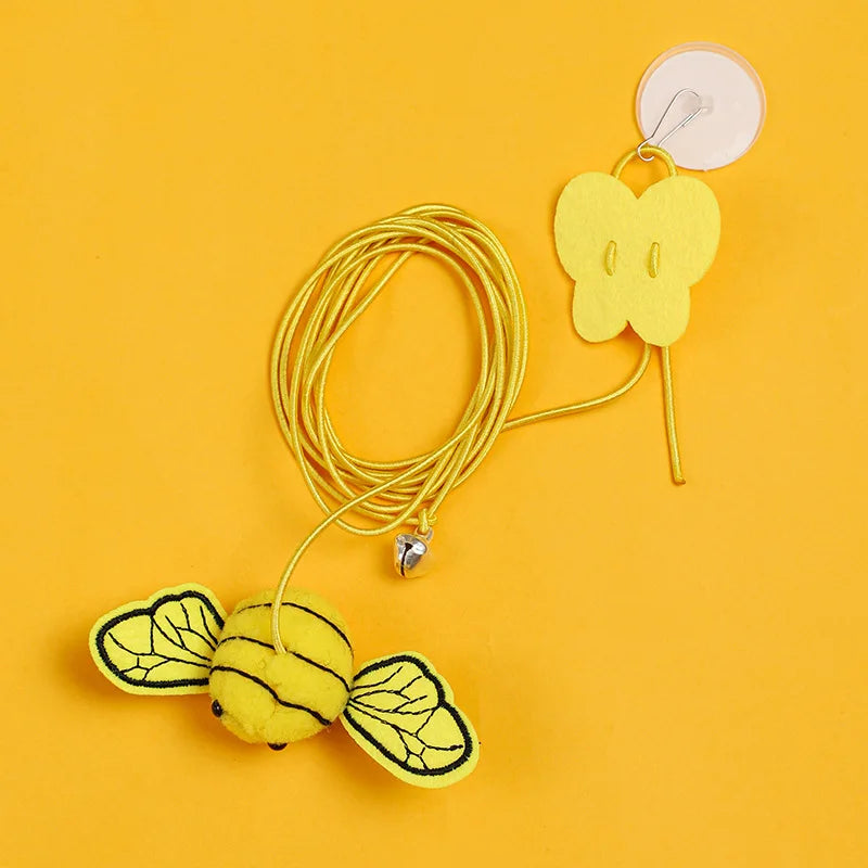 Exciting Interactive Cat Toy - Hanging Feather Teaser for Endless Fun and Engagement!
