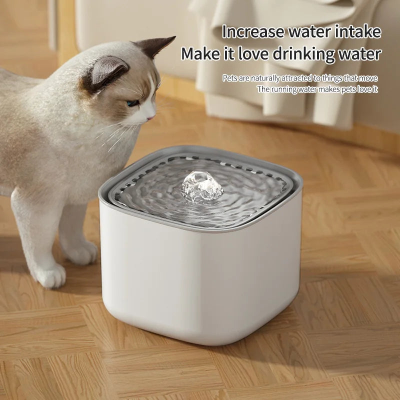 Revolutionize Your Cat's Hydration with the 3L Automatic Water Fountain - Ultra-Quiet USB Pet Water Dispenser with Filtration System
