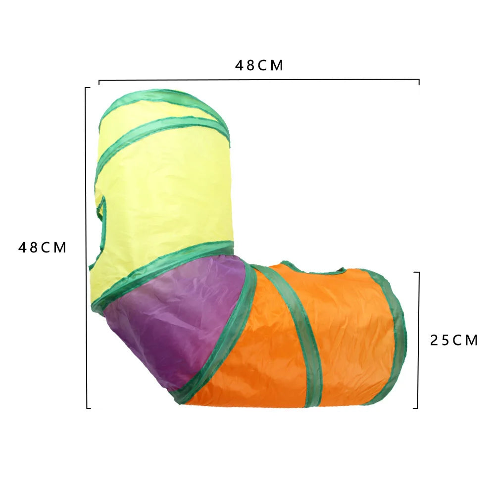 Make Playtime Pawesome with Our Cat Tunnel – Foldable & Fun for Cats, Rabbits, and More!
