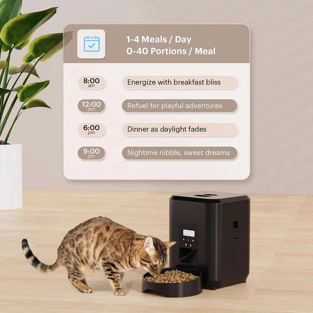 Revolutionary Automatic Cat and Dog Feeder: Timed, Quantitative & Effortless Feeding Solution