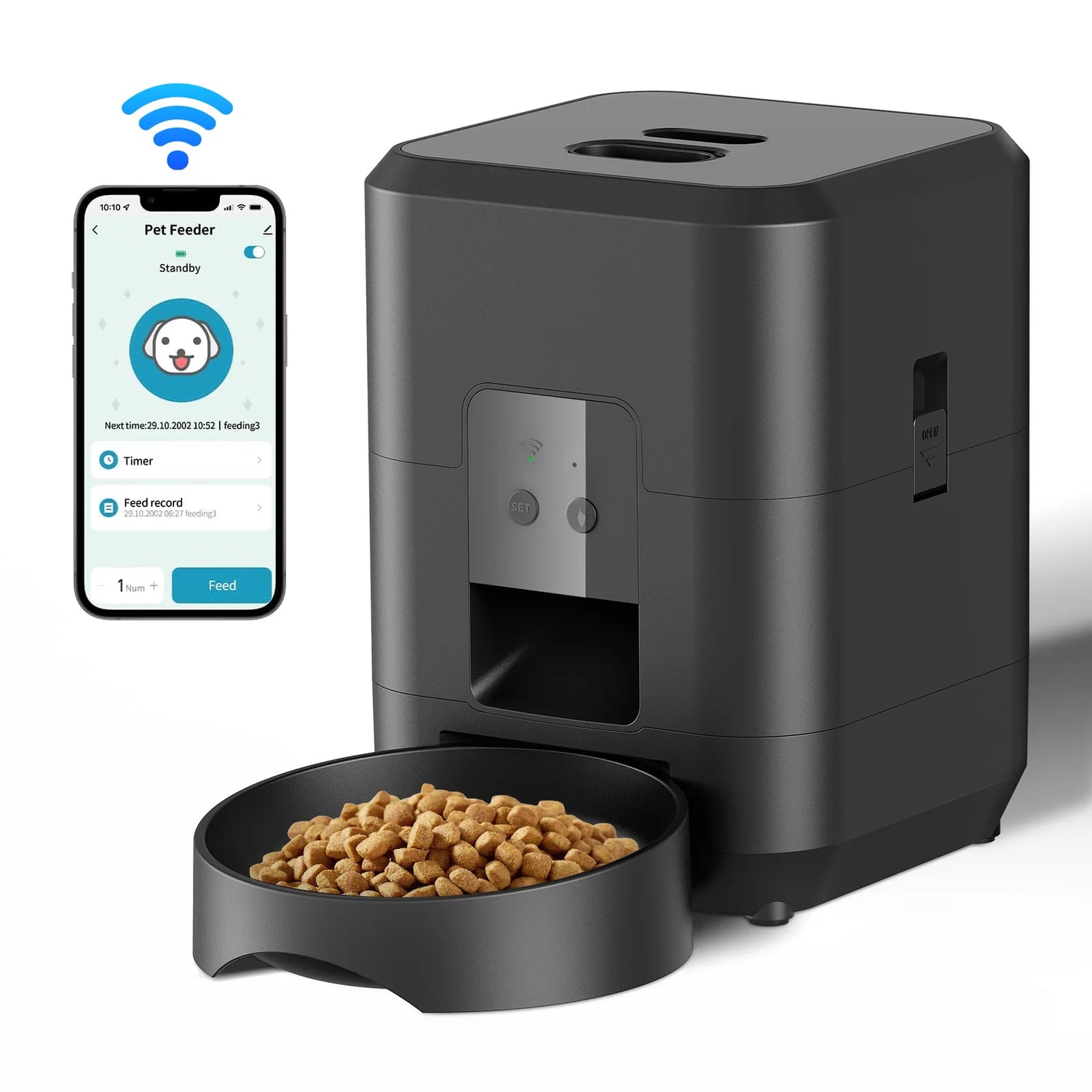 Revolutionary Automatic Cat and Dog Feeder: Timed, Quantitative & Effortless Feeding Solution