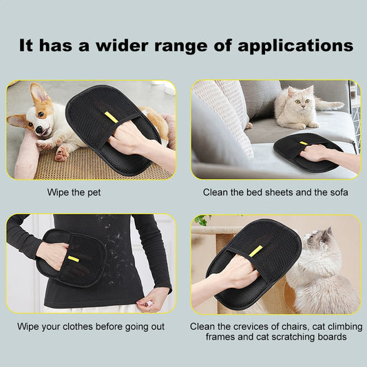 Capture Every Last Fur: Reusable Pet Hair Removal Gloves for Effortless Grooming and Home Maintenance