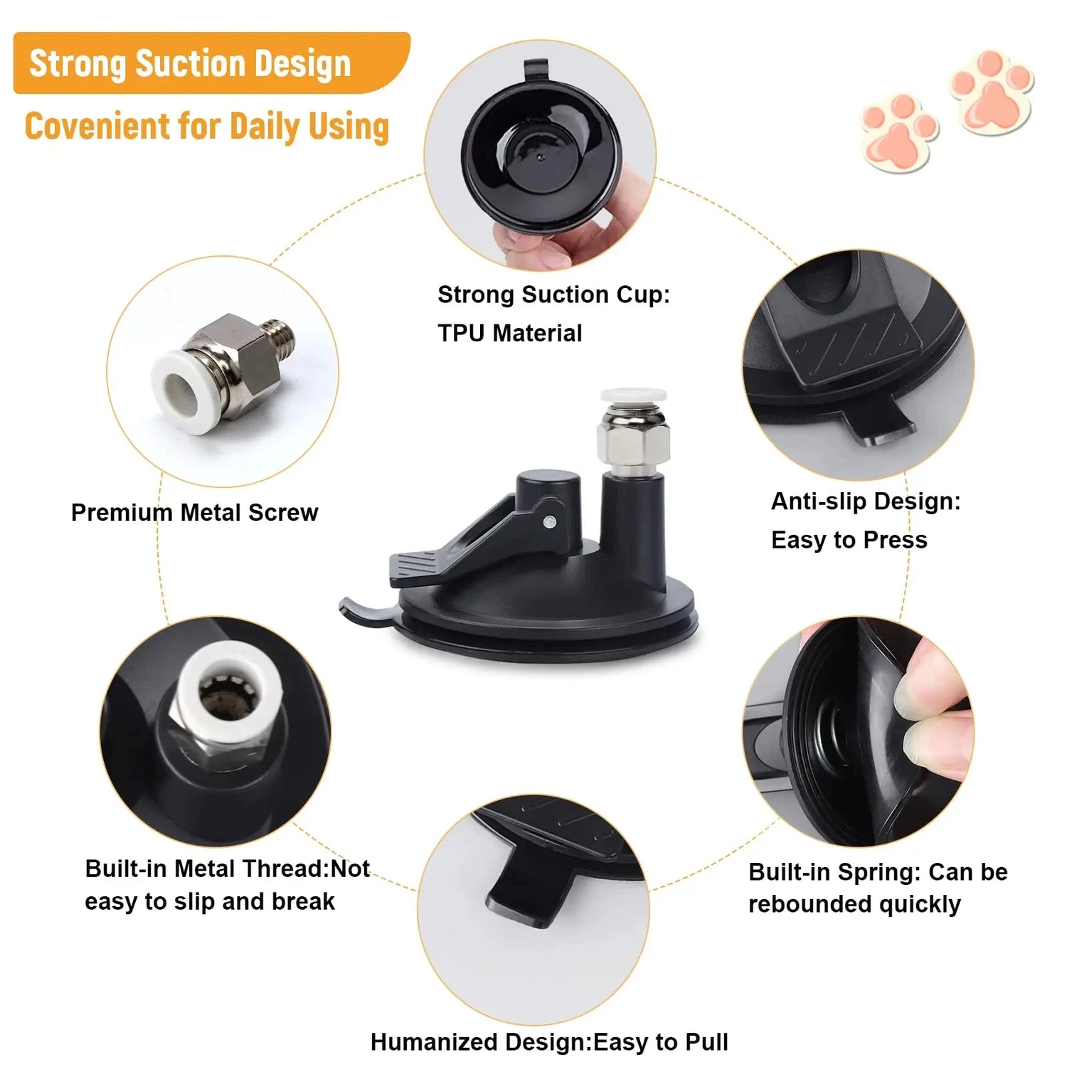 Exciting Interactive Cat Feather Wand Toy Set with Super Suction Cup - Includes 2 Detachable Feather Replacements for Hours of Fun!