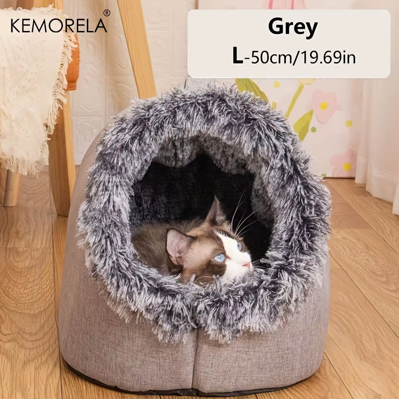 Cozy & Portable Cat Bed: Your Feline's New Favorite Sleep Spot!