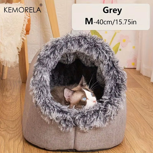 Cozy & Portable Cat Bed: Your Feline's New Favorite Sleep Spot!