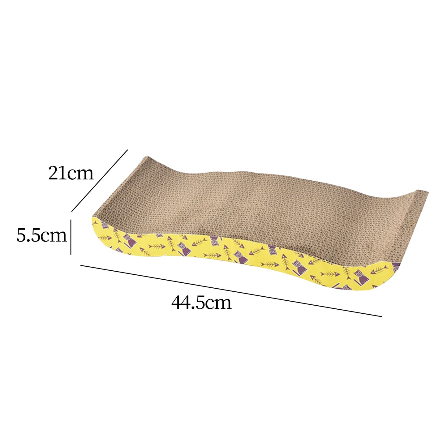 Ultimate Cat Scratching Lounge: Durable Corrugated Cardboard Bed & Play Mat for Indoor Cats and Kittens - Protect Your Furniture in Style!