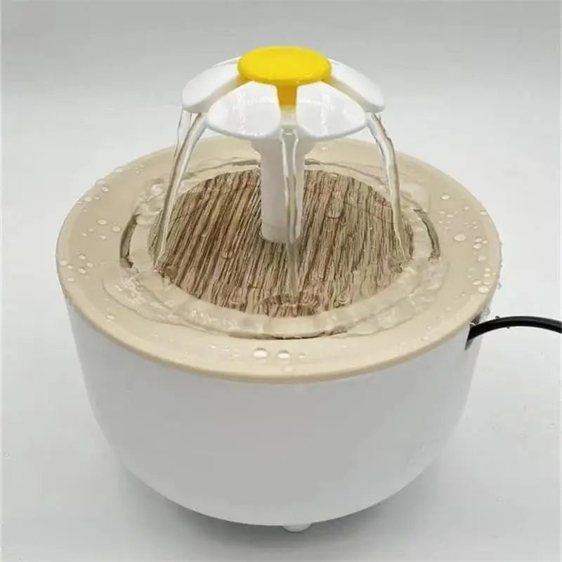 Elevate Your Cat's Hydration with the Pets Water Fountain - 1.2L Automatic Filtered USB Cat Drinker