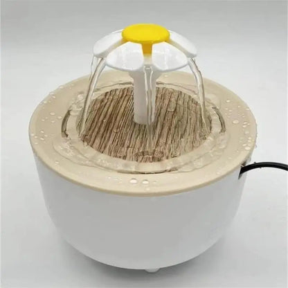Elevate Your Cat's Hydration with the Pets Water Fountain - 1.2L Automatic Filtered USB Cat Drinker