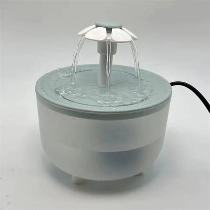 Elevate Your Cat's Hydration with the Pets Water Fountain - 1.2L Automatic Filtered USB Cat Drinker