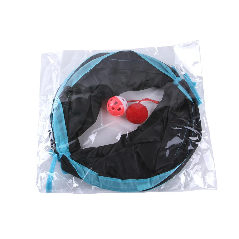 Make Playtime Pawesome with Our Cat Tunnel – Foldable & Fun for Cats, Rabbits, and More!