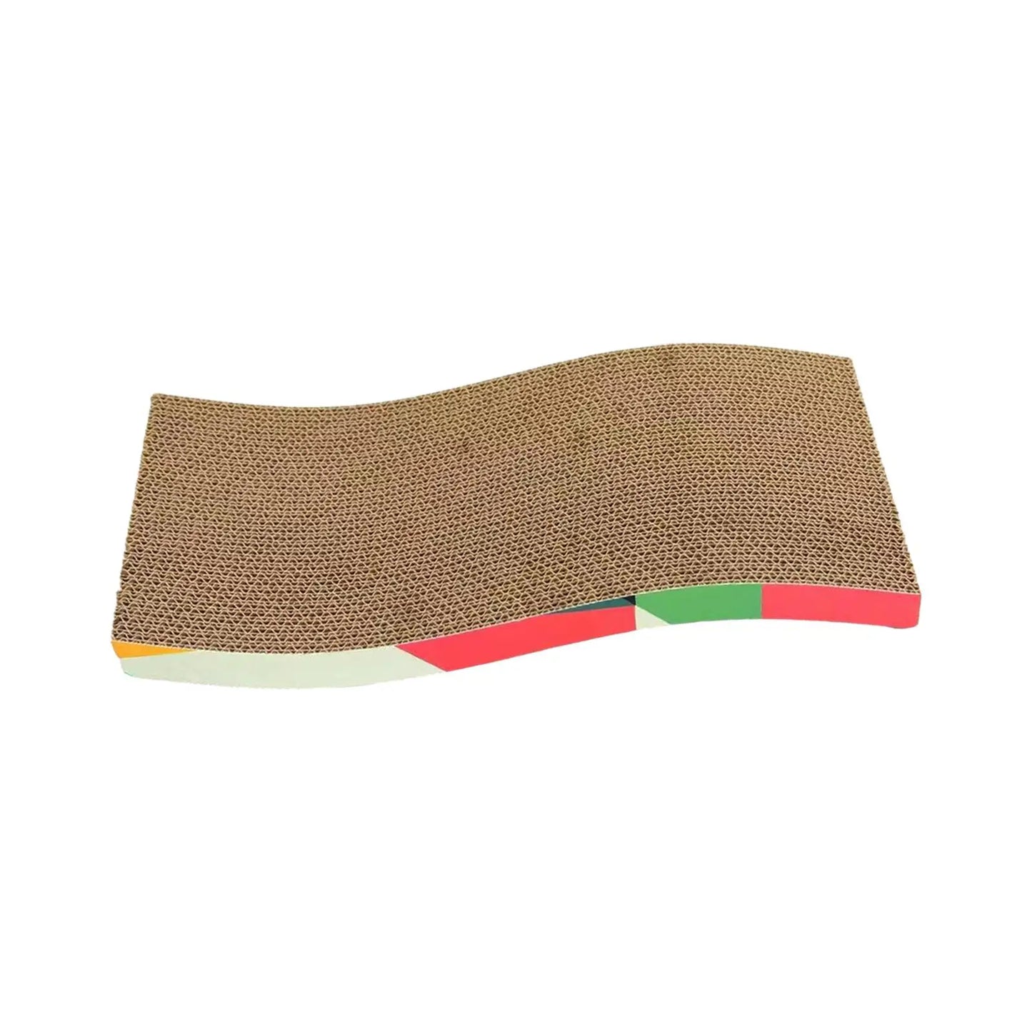 Ultimate Cat Scratching Lounge: Durable Corrugated Cardboard Bed & Play Mat for Indoor Cats and Kittens - Protect Your Furniture in Style!