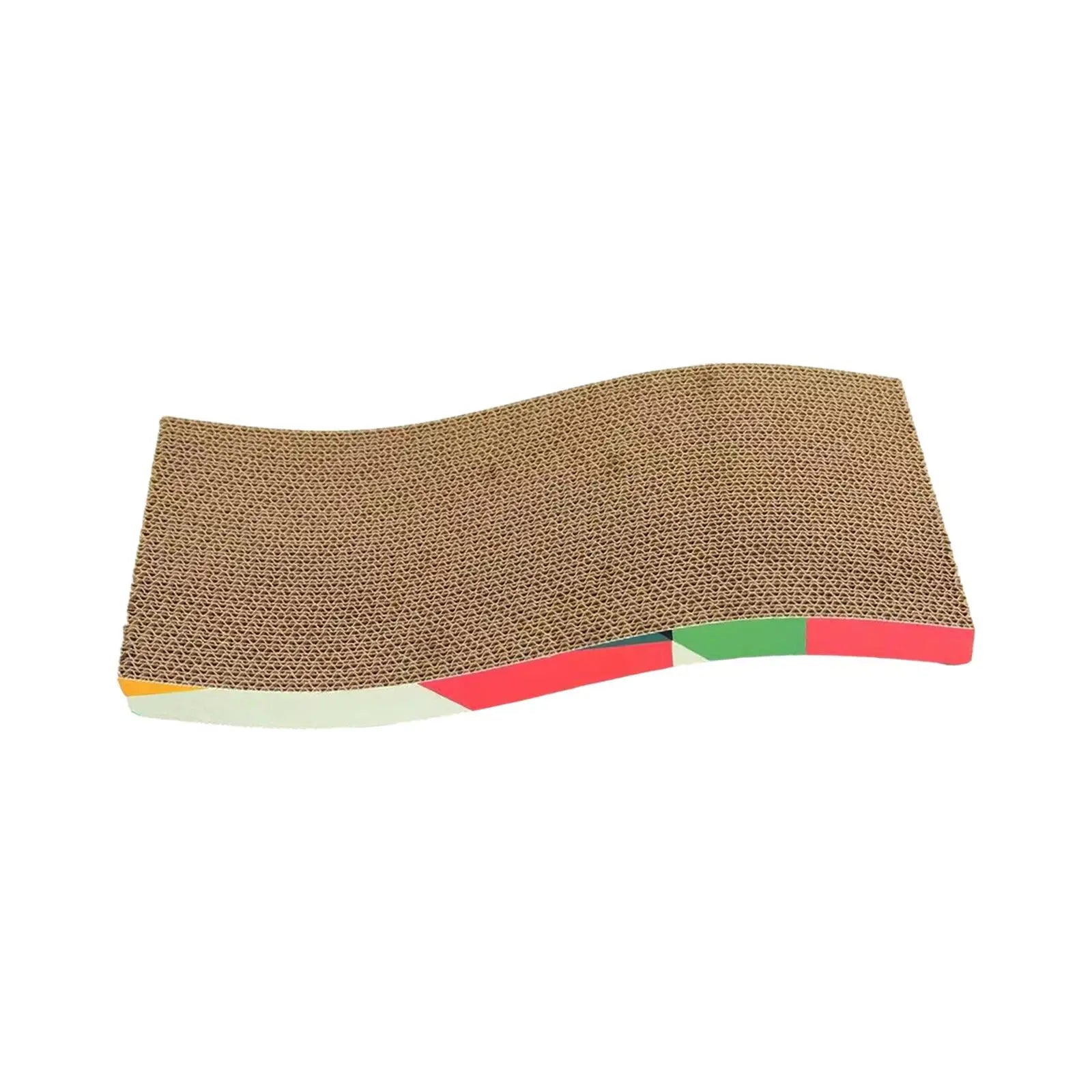 Ultimate Cat Scratching Lounge: Durable Corrugated Cardboard Bed & Play Mat for Indoor Cats and Kittens - Protect Your Furniture in Style!