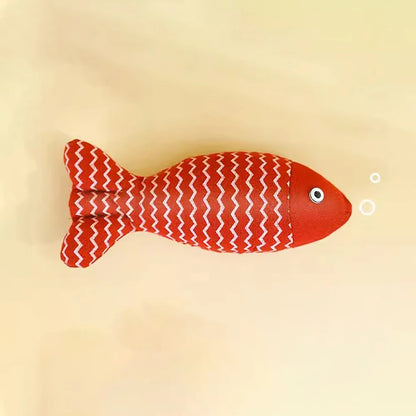 MADDEN Interactive Cat Fish Toy - Engaging Catnip Scratcher for Playful Kittens