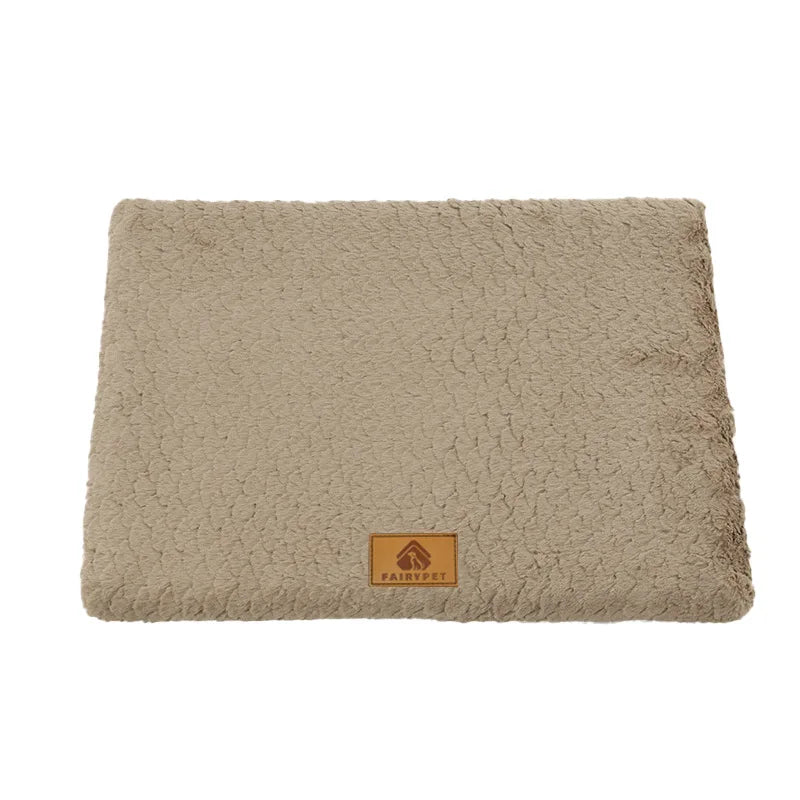 Luxurious 3D Foam Orthopedic Dog Bed with Removable Faux Fur Cover - Waterproof & Anti-Slip for Ultimate Comfort!