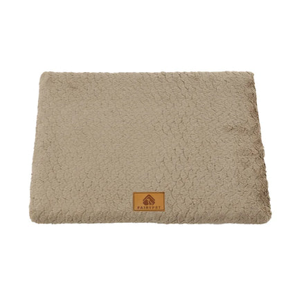 Luxurious 3D Foam Orthopedic Dog Bed with Removable Faux Fur Cover - Waterproof & Anti-Slip for Ultimate Comfort!
