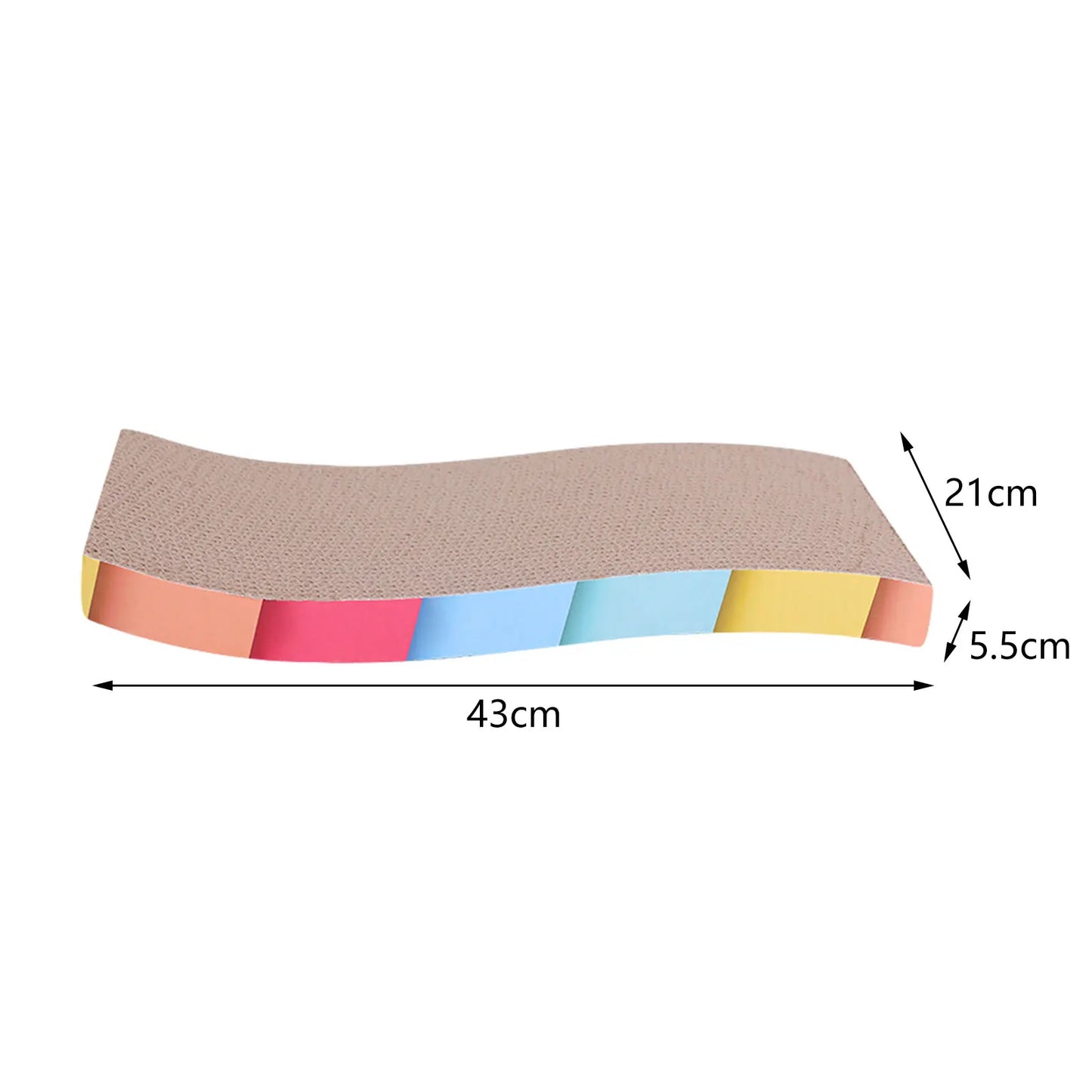Ultimate Cat Scratching Lounge: Durable Corrugated Cardboard Bed & Play Mat for Indoor Cats and Kittens - Protect Your Furniture in Style!