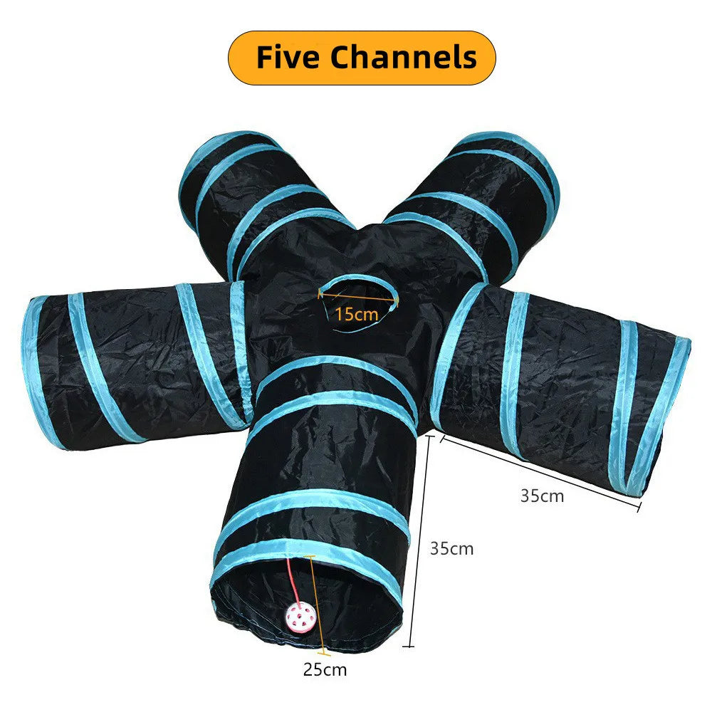 Make Playtime Pawesome with Our Cat Tunnel – Foldable & Fun for Cats, Rabbits, and More!