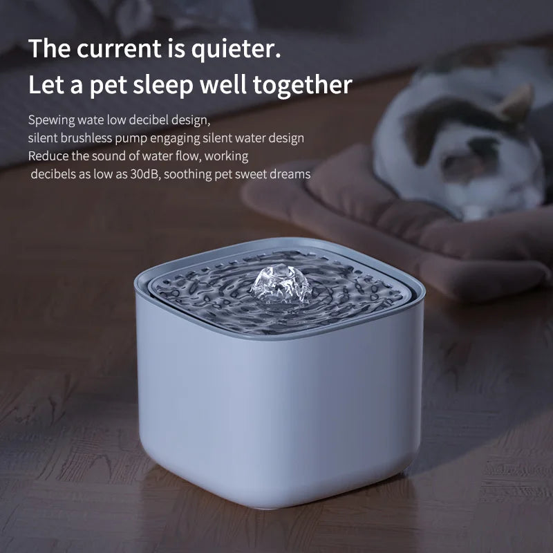Revolutionize Your Cat's Hydration with the 3L Automatic Water Fountain - Ultra-Quiet USB Pet Water Dispenser with Filtration System