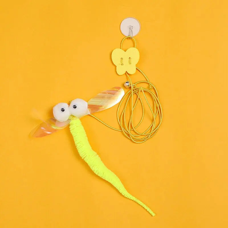 Exciting Interactive Cat Toy - Hanging Feather Teaser for Endless Fun and Engagement!