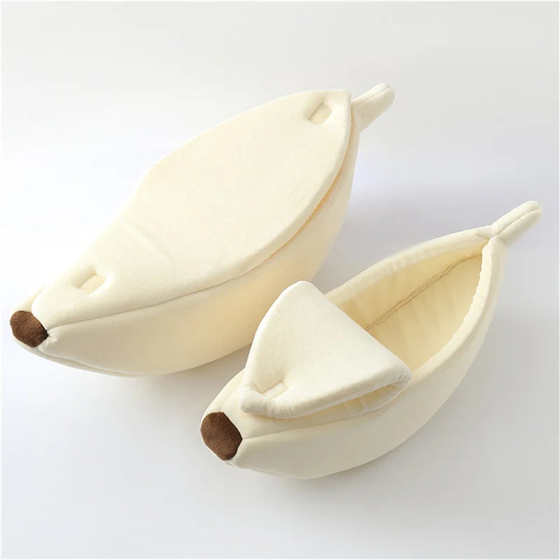 Transform Your Pet's Relaxation with Our Adorable Banana Cat Bed House - Cozy, Durable, and Available in Multiple Colors!
