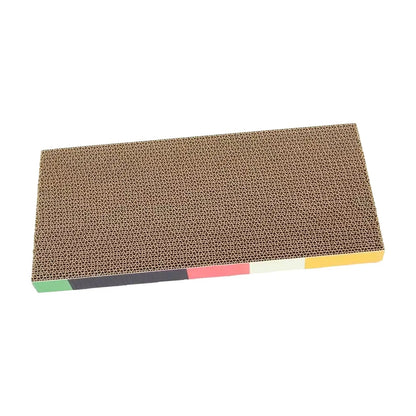 Ultimate Cat Scratching Lounge: Durable Corrugated Cardboard Bed & Play Mat for Indoor Cats and Kittens - Protect Your Furniture in Style!