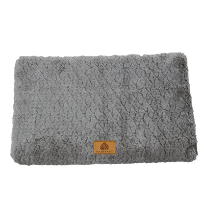 Luxurious 3D Foam Orthopedic Dog Bed with Removable Faux Fur Cover - Waterproof & Anti-Slip for Ultimate Comfort!