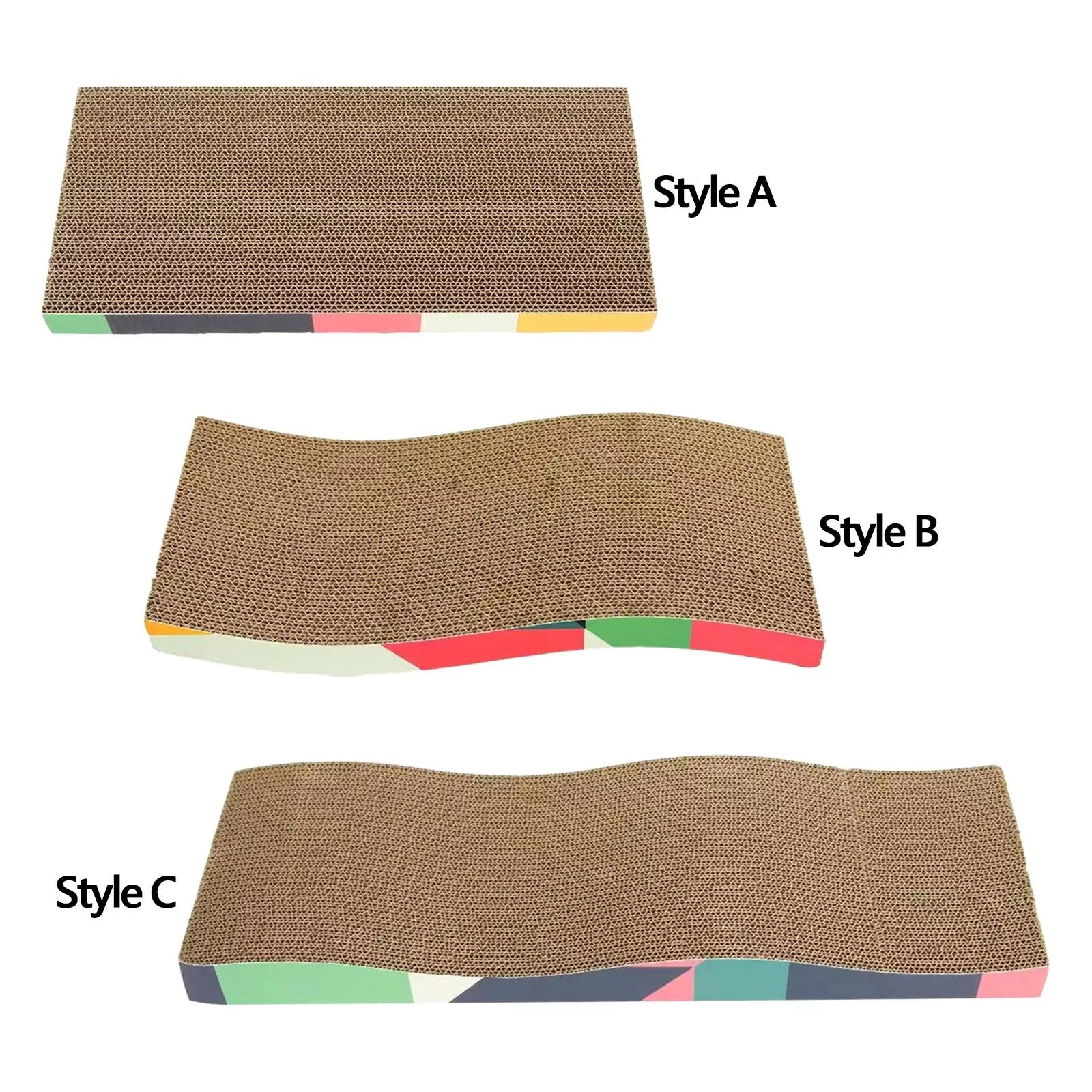 Ultimate Cat Scratching Lounge: Durable Corrugated Cardboard Bed & Play Mat for Indoor Cats and Kittens - Protect Your Furniture in Style!