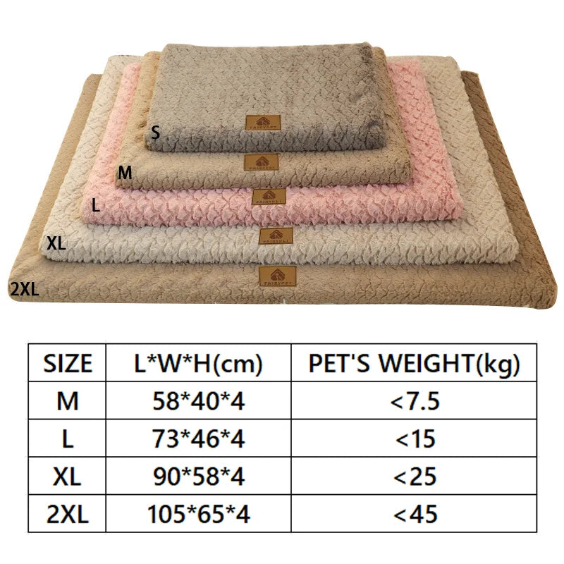 Luxurious 3D Foam Orthopedic Dog Bed with Removable Faux Fur Cover - Waterproof & Anti-Slip for Ultimate Comfort!