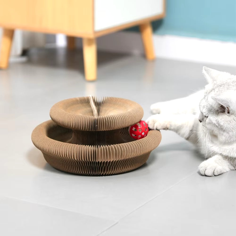 Engage your Cat with the Magic Organ Cat Scratching Board - Unique Interactive Toy and Scratcher for Happy Paws!